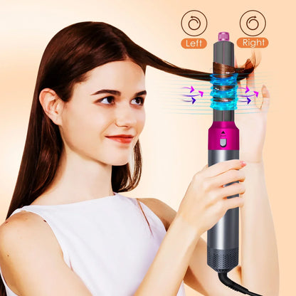 Hot Air Styling Comb 5 in 1 Hair Curler Auto Curler Professional Straightener Multi-Function Styler Hair Dryer